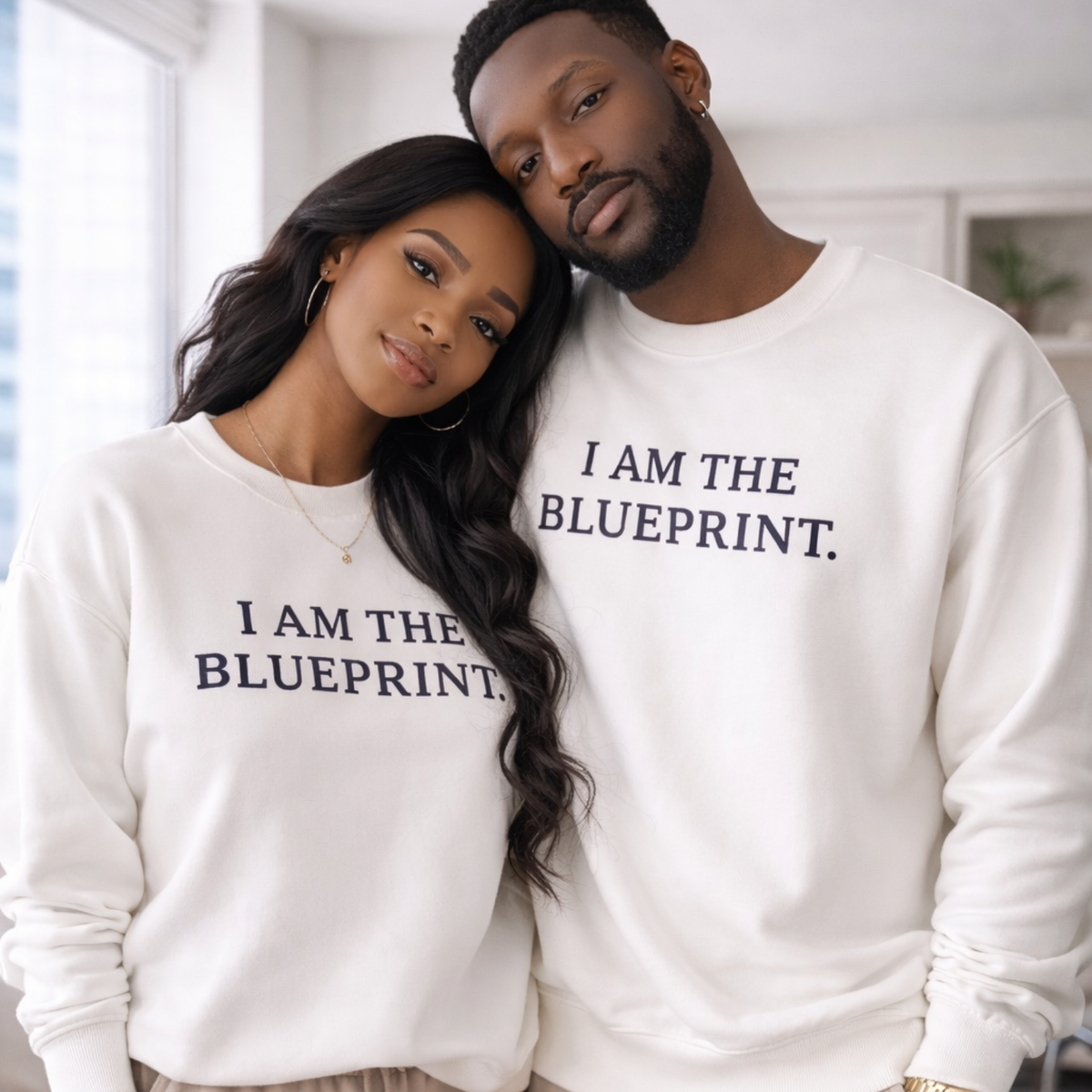 I Am The Blueprint Crewneck Sweatshirt
