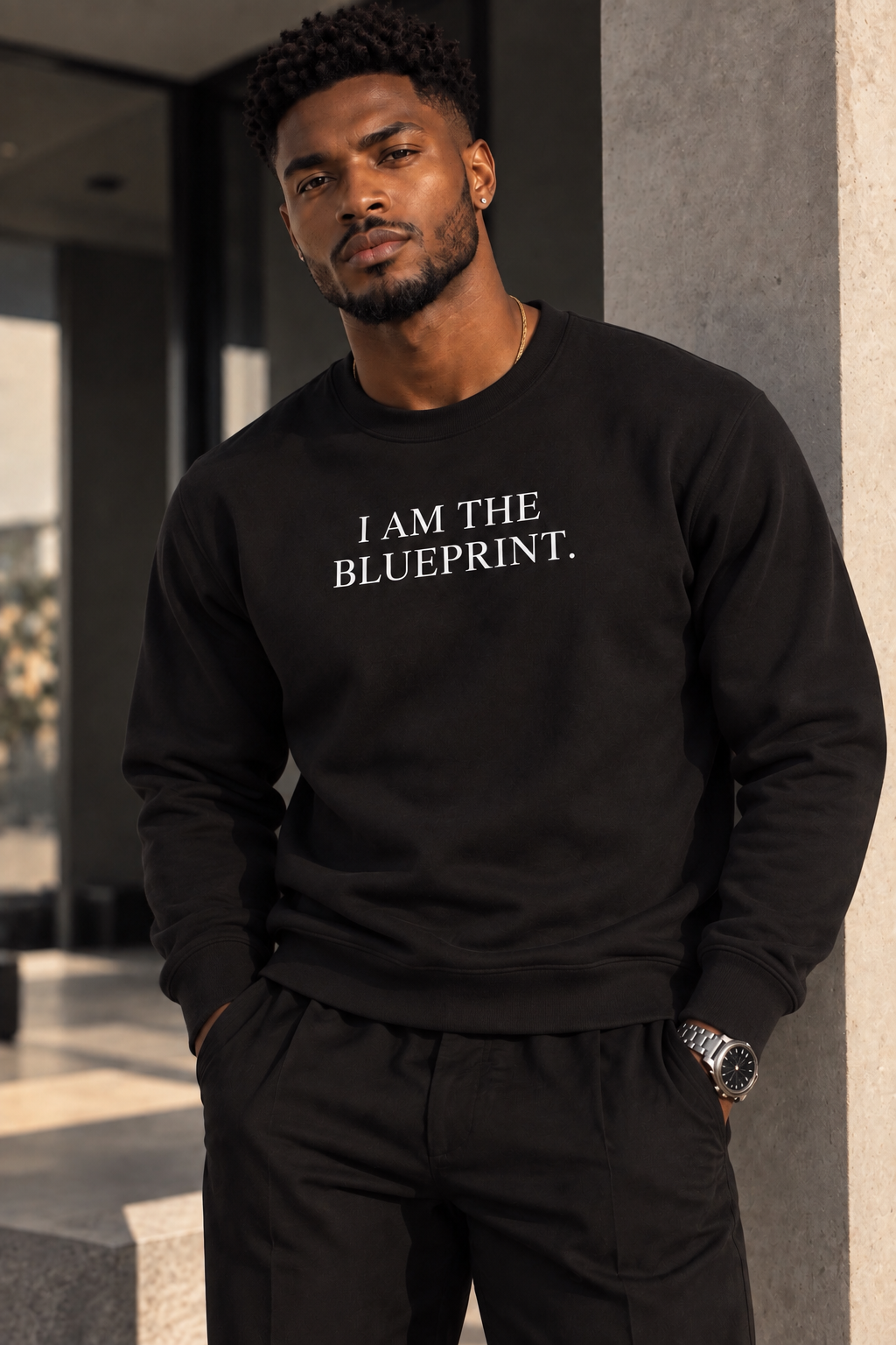 I Am The Blueprint Crewneck