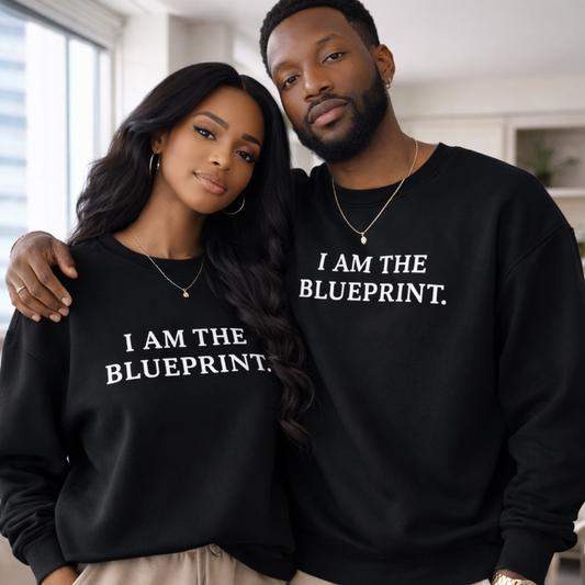 I Am The Blueprint Crewneck Sweatshirt