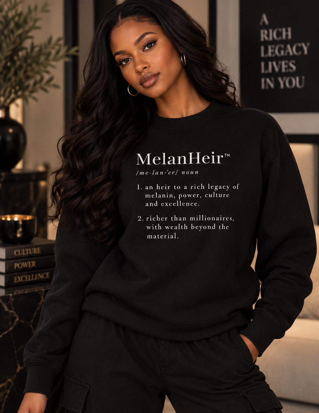 MelanHeir™ Crewneck