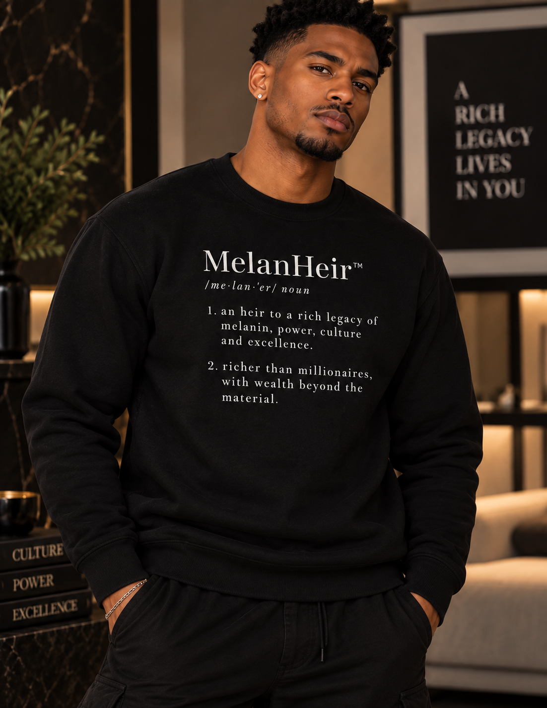 MelanHeir™ Crewneck
