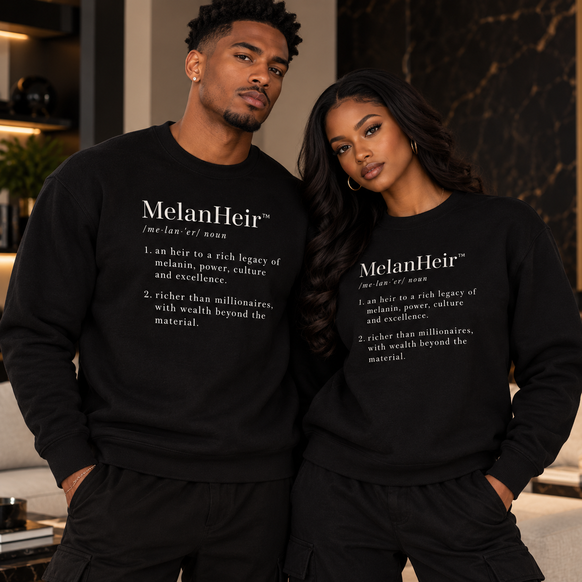 MelanHeir™ Crewneck