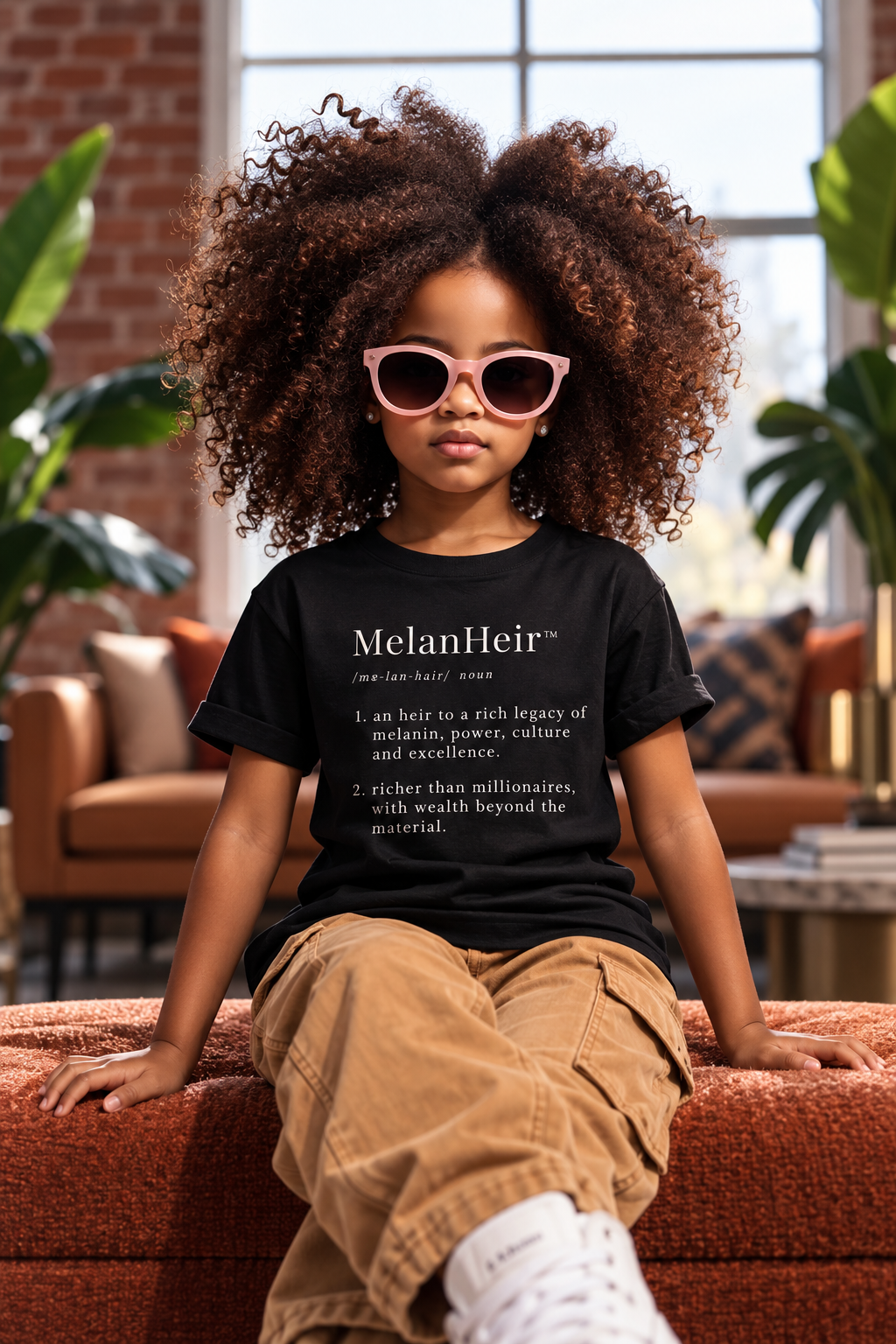 MelanHeir™ Kids Cotton Tee