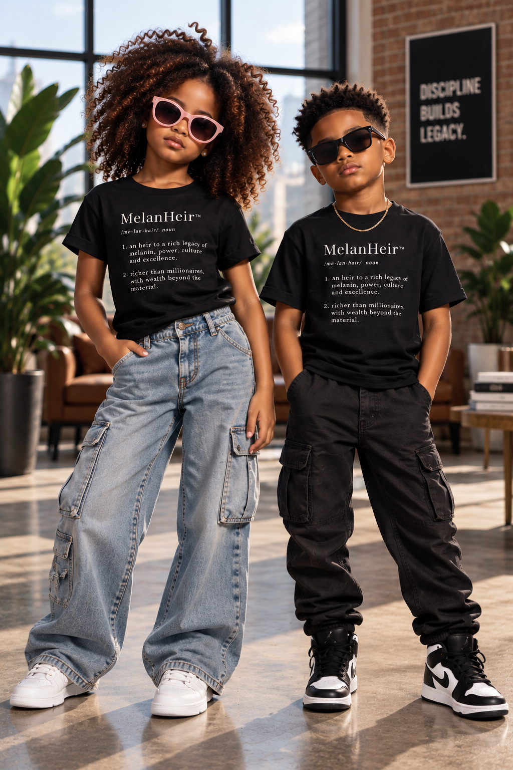 MelanHeir™ Kids Cotton Tee