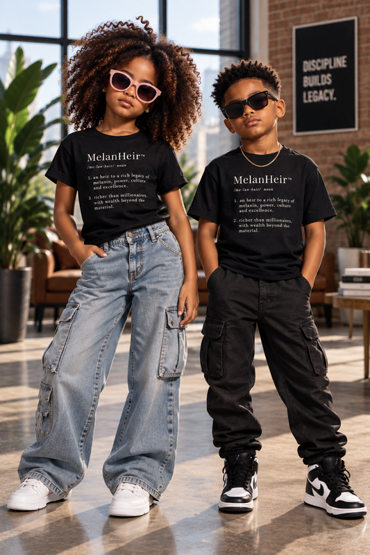 MelanHeir™ Kids Cotton Tee