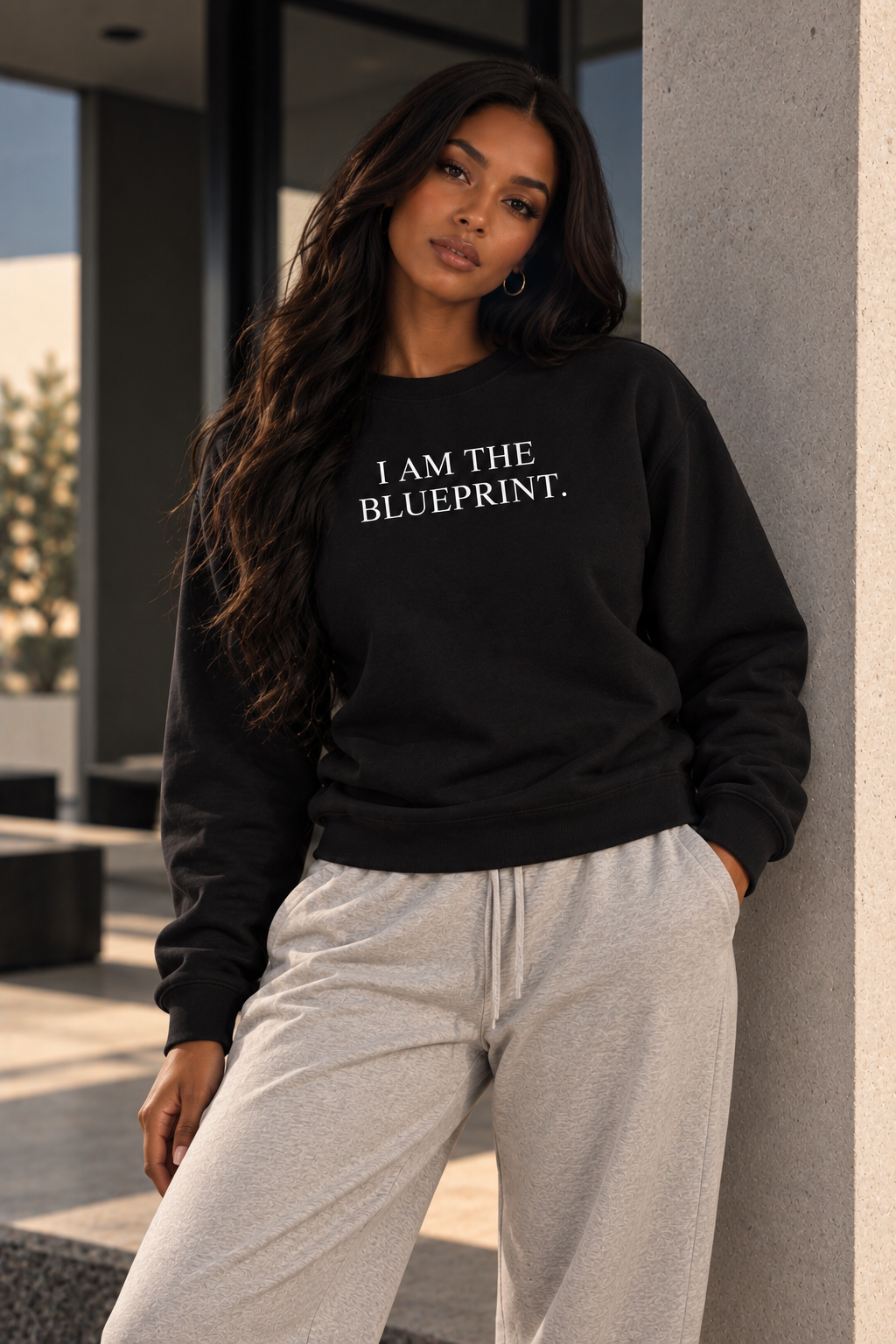 I Am The Blueprint Crewneck