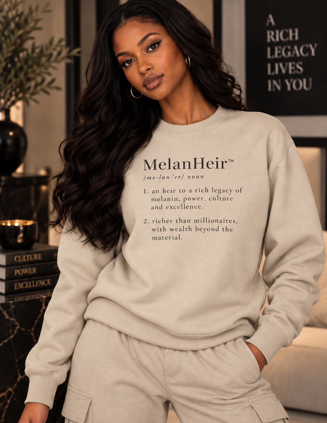 MelanHeir™ Crewneck